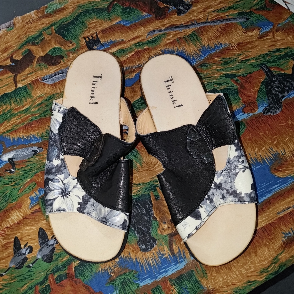 Think Shoes USA MIZZI Sandals - Grigio Kombi US 9 EU 39